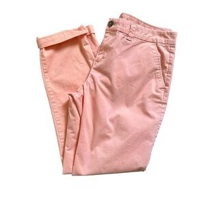 Women’s Gap Khakis Size 8 Orange Color Straight Leg Casual Pants